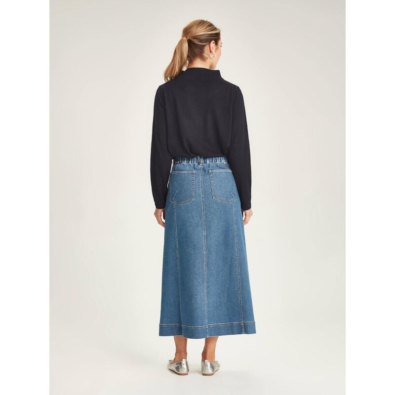 Sills Harper Denim Skirt image number 1